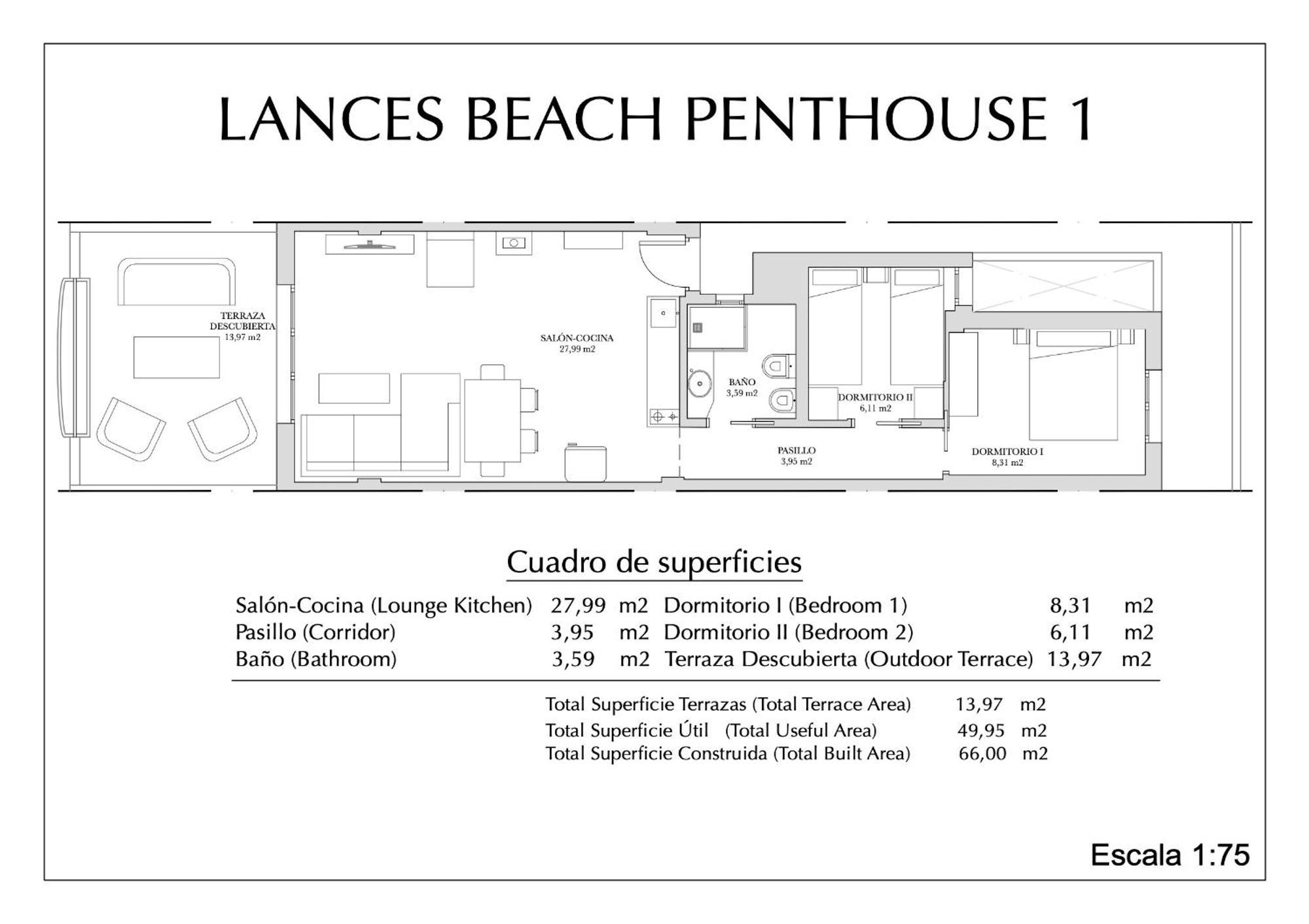 Lances Beach Penthouses Tarifa Exteriér fotografie